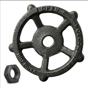 Smith 1/2", 3/4", and 1" Gate Valve Hand Wheel and Jam Nut
